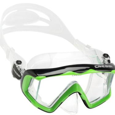 Imagem de Máscara de Mergulho Cressi Pano 3, Verde, Verde