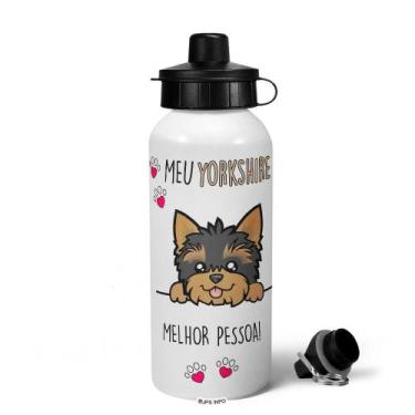 Imagem de Garrafa Squeeze MQ - Meu Yorkshire, melhor pessoa! M2 - JPS INFO