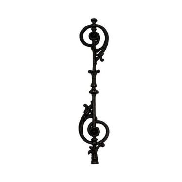 Imagem de Grade Ferro Fundido Caracol Sacada Varanda Escada 16x82cm - FUNDIÇÃO S
