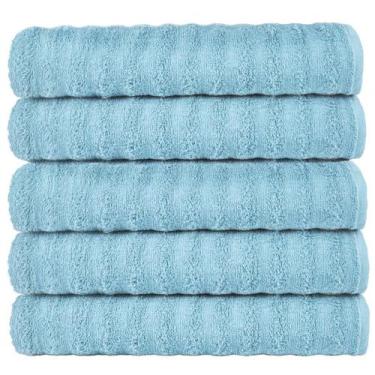 Imagem de Kit 5 Toalhas Banhão Gigante Super Absorção Macia - Ocean - Central To