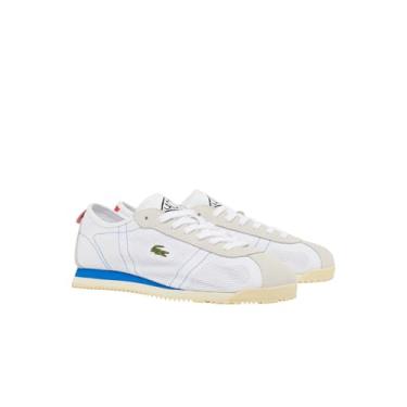 Imagem de Lacoste Tênis masculino Club-Low, Branco, vermelho e azul, 39
