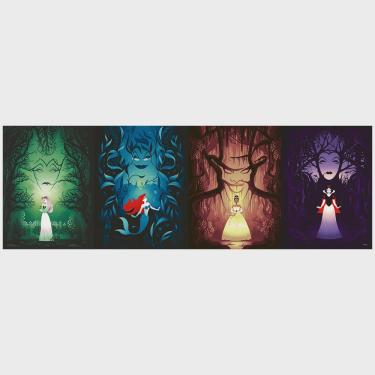 Imagem de Puzzle 350 peças Panorama Princesas