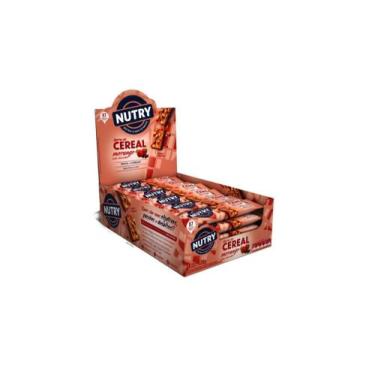 Imagem de Kit com 2 Barra De Cereais Nutry Morango Com Chocolate 22gr C/24 - Nut