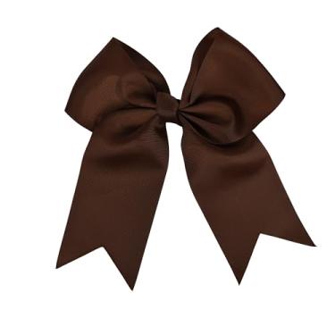 Imagem de Clipe de arco jumbo com caudas, Dark Brown, Large