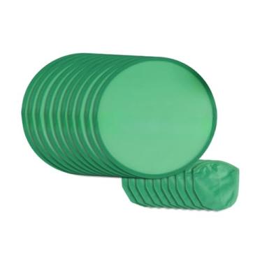 Imagem de simhoa Conjunto de Ventiladores Redondos 20 Cm com Saco para Armazenamento, Verde