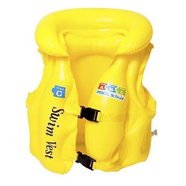 Imagem de Boia Colete Inflável Gold Sports Infantil  Flutuador Salva Vidas Crian