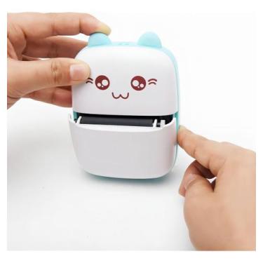 Imagem de Impressora portátil, mini impressora de bolso, mini impressa - kapbom