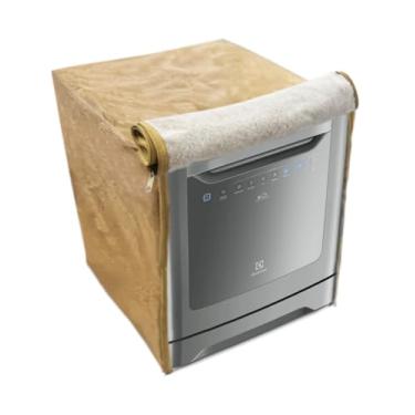 Imagem de CAPA PARA LAVA LOUÇAS ELECTROLUX 8 SERVIÇOS IMPERMEÁVEL FLEX (Bege)