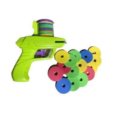 Imagem de Mini Cenoura Disco Voador Lançador Arma De Brinquedo Ao Ar Livre Multi