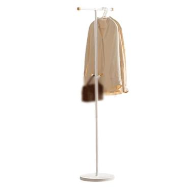 Imagem de PEKJI Cabideiro de ferro em pé cremalheira criativa para chapéus, suporte leve para roupas, chapéus, bolsas, fácil montagem