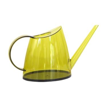 Imagem de Baoblaze 14L a rega do jardim pode com manusear presente, lata de água longa, regar maconha para quintal, plantador, maconha, quintal, flor da casa, Amarelo