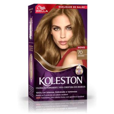 Imagem de Kit Tintura Koleston Louro Médio 70