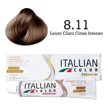 Imagem de Coloração 8.11 Louro Claro Cinza Intenso  60g - Itallian Color