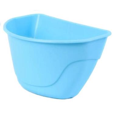 Imagem de Cestinha para bicicleta aro 12 ou triciclo nathor, Azul bebê