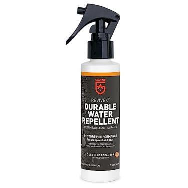 Imagem de GEAR AID Spray repelente de água durável da Revivex (DWR) para impermeabilização, restaurando o desempenho em jaquetas de nylon, Gore-TEX, equipamentos de remo e acampamento, não aerossol, 140 g