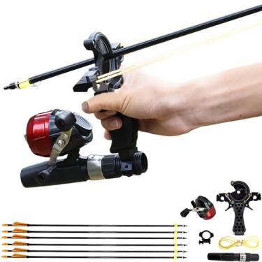 Imagem de Piaoyu Slingshot de pesca com flechas para caça, tiro para estilingue multifuncional adulto (pacote B)