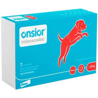 Imagem de Anti-inflamatório P/ Cães Onsior 40 mg Acima de 20 kg 7 Comp - Elanco