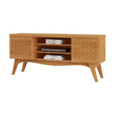 Imagem de Rack Até 65 Polegadas Com 2 Portas Retrô Multimóveis