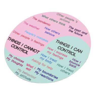 Imagem de jojofuny Adesivo De Gráfico De Sentimentos De 4 9 Polegadas Ímã De Roda De Emoções Conselheiro - Gráfico De Emoções Decoração De Escritório Casa Sala De Aula