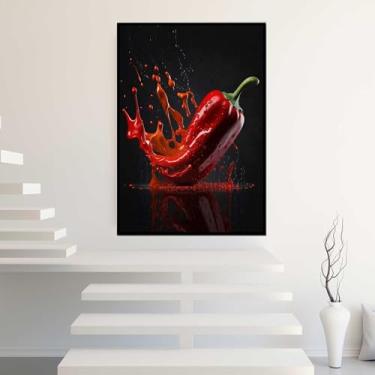 Imagem de Quadros Decorativos com Moldura Mulher Preta Dourado Sala Quarto Kit Conjunto 2