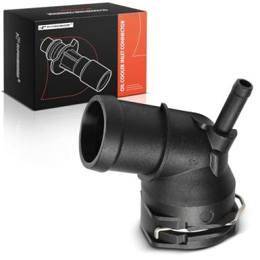 Imagem de A-Premium Conector de entrada do refrigerador de óleo do motor compatível com Volkswagen Jetta 2008-2018, Passat 2008-2010/2012-2022, Golf 2010-2014, Beetle 2012-2019, CC 2009-2017, Eos, GTI, Passat