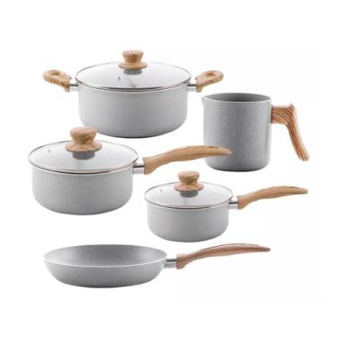 Imagem de Conjunto De Panelas Ceramic Life Easy Brinox 5 Pecas