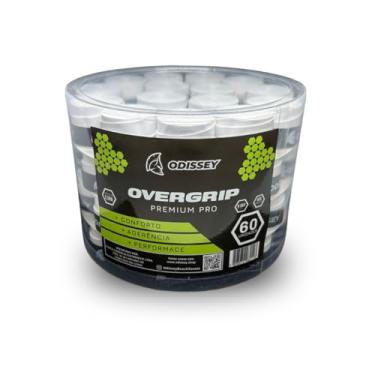Imagem de Overgrip Kit 60 Unidades Raquete Beach Tennis Tênis Padel (Branco)