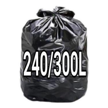Imagem de Sacos De Lixo 300l  Reforçado 100 Unid + Brinde Alcool Gel - HIGIPACK