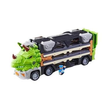 Imagem de Tricératops Infantil, Brinquedo De Trem Deformável, Liga Metálica, Tri