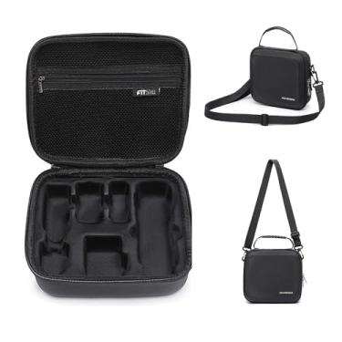 Imagem de FiTSTILL Bolsa De Viagem Grande, Preta, Para Transporte E Proteção, Com Revestimento Rígido, Compatível Dji Osmo Pocket 3 Creator Combo, Kit Acessórios Câmeras [Somente Capa]
