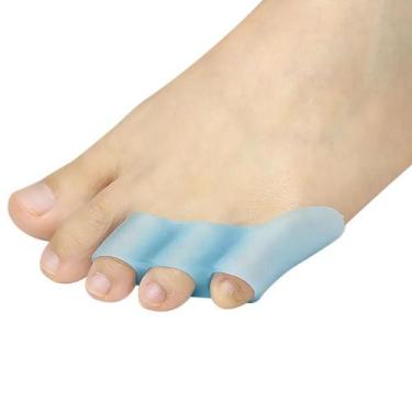 Imagem de Separador De Dedo Do Pé Em Gel Macio Rosa 2 4 Unidades Conjunto Para D