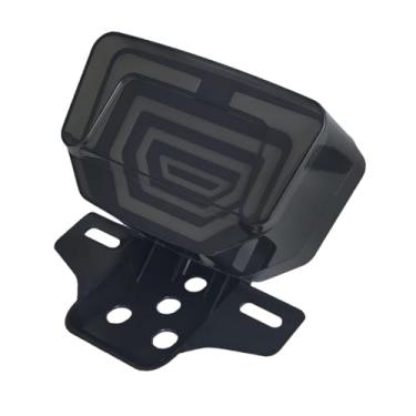 Imagem de predolo Luz traseira de motocicleta com suporte para placa de licença, luz piscante e seta para TMX125/155 CG, componente de fácil instalação