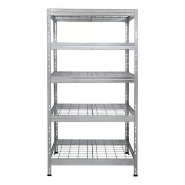 Imagem de Estante De Aco E Madeira 5 Prateleiras 90X180X45Cm - Metal - Ar Shelvi