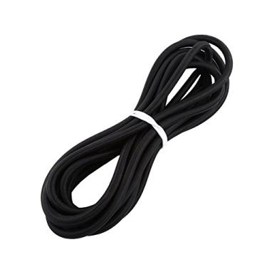 Imagem de Aramox Corda de Corda de Bungee Preta de 10 Mm 10m, Elástica de Esticada para Tendas, Guarda -chuvas de Praia, Bagagem Com Cordão de Choque, Feito de Rosca de Látex, Fibra de Polipropileno (10mm 5m)