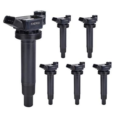 Imagem de Pacotes de bobina de ignição com 6 unidades de substituição para motor 1MZFE SOMENTE, 3,0L V6, 2000 01 02 03 04 Avalon, 02-06 Camry, 01-03 Highlander Sienna, 99-03 ES300 RX300, 6731301, C1175, UF-267