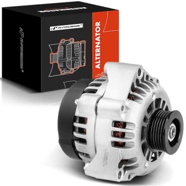 Imagem de A-Premium Alternador Compatível Com Chevrolet Blazer 1998, 1999, 2000, S10, Astro E Gmc Jimmy 1998-2000, Sonoma, Safari, Isuzu Hombre, Oldsmobile Bravada, 4,3 L, 12 V, 105 A, Polia De 6 Ranhuras No