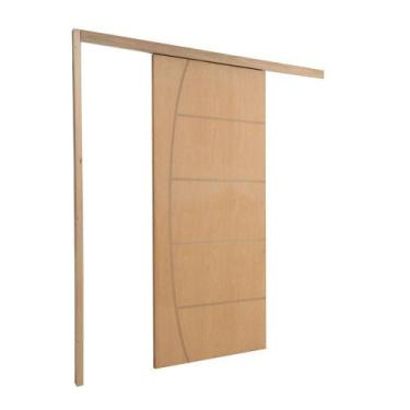 Imagem de Porta De Correr P- Verniz Frisada Belissima 210x80 - Vanin