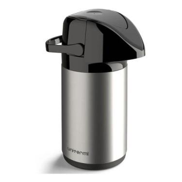 Imagem de Garrafa Térmica Unitermi Pequena Verona 600ml Inox Café Água