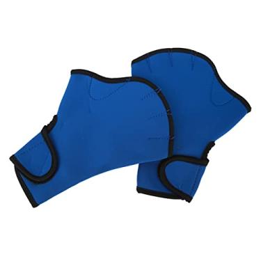 Imagem de RiToEasysports Luvas de Natação Luvas Aquáticas de Piscina para Adultos e Crianças Neoprene de Treinamento Com Fechamento do Pulso para Mergulho de Surf na Fitness de Fitness de água (S)