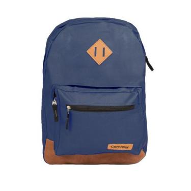 Imagem de Mochila Unissex Convoy Marinho/marrom - YINS, Marinho, Único