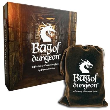 Imagem de Bag of Dungeon - DARE YOU ENTER THE DRAGON'S LAIR? - A family fantasy adventure board game for 1-4 players ages 7 and up