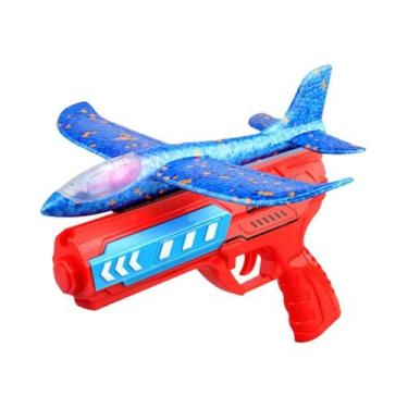 Imagem de Lançador De Avião De Espuma Infantil Brinquedo De Exterior Para Menino