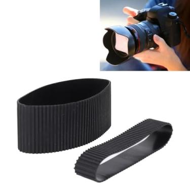 Imagem de Yunseity Lente Zoom e Focus Grip, Substituição Padrão Não Deslizamento de Borracha para Lentes de Câmera Zoom e Foco Com Tamanho Preciso para 28-75mm F2.8 Lente