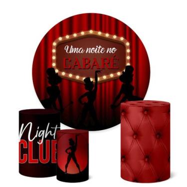 Imagem de Trio Capas Cilindro + Painel Redondo 1,50m Cabaré - Fadrix, K1CAB0005