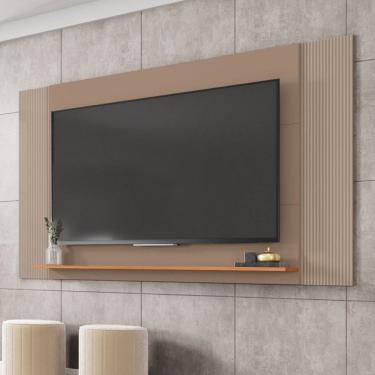 Imagem de Painel para TV 65 Polegadas Mondrian 1 Prateleira Sude/Freijó - Caemmun