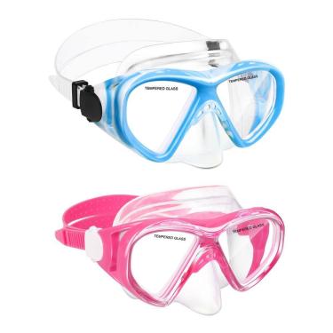 Imagem de Máscara de natação ACQCES, óculos de mergulho para crianças de 5 a 15 anos, 2 unidades
