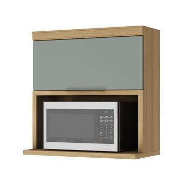 Imagem de Armário Aéreo 1 Porta Marquesa 100% Mdf Nature-verde