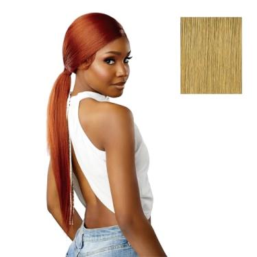 Imagem de Sensationnel Dashly Lace Front Wig - Unit 51 Low Ponytail Wrap Style Hand Tied Laceparting Ear to Ear Synthetic (CARAMELBLONDE)
