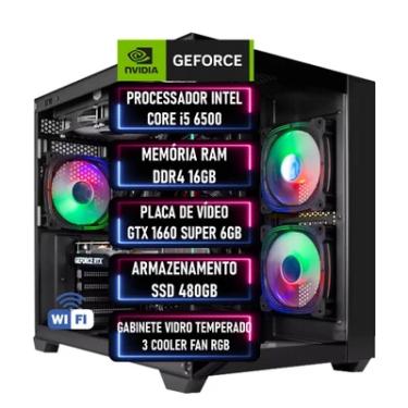 Imagem de PC Gamer Advancedtech Intel Core I5 6°geração RAM DDR4 16GB, SSD 480GB, Geforce GTX 1660 Super 6GB, Windows 10