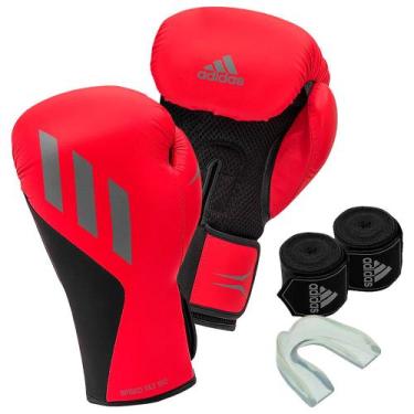 Imagem de Luva de Boxe adidas Speed TILT 150 e Bandagem 2,55m e Bucal Simples, V